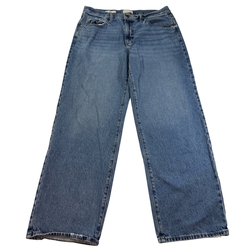 Y2K Universal Thread 90s Baggy High Rise Wide Leg Jeans Medium Wash Women's 12